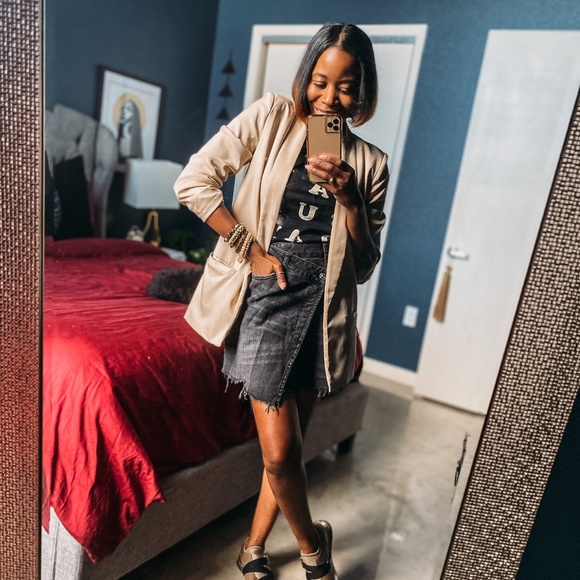 BDG Dresses & Skirts - Denim asymmetrical skirt